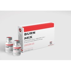 Burn Mix (AOD9604 3 mg, Adipotide 1 mg, 5-amino-1MQ-(NNMTi) 10 мг) 14 мг / 1 vial + bacteriostatic water 3 ml Burn Mix (AOD9604 3 mg, Adipotide 1 mg, 5-amino-1MQ-(NNMTi) 10 мг) 14 мг / 1 vial + bacteriostatic water 3 ml