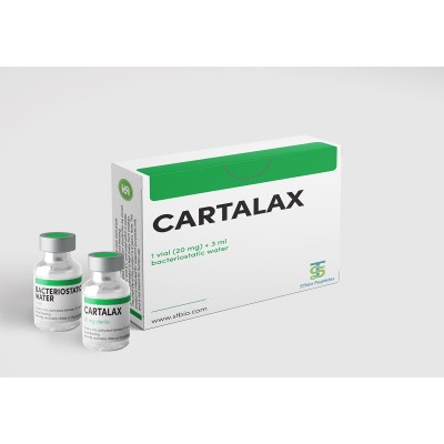 Cartalax 20 mg / 1 vial + bacteriostatic water 3 ml