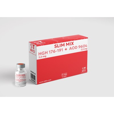 SLIM MIX (HGH176-191 2.5 mg-AOD 9604 2.5 mg в 1 виале) 5 vials