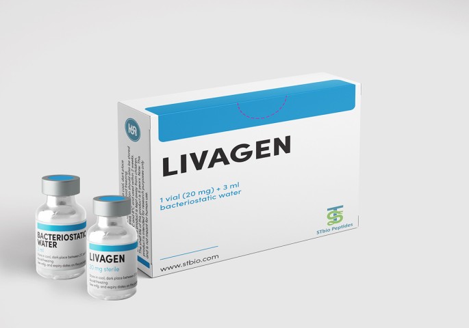 Livagen 20 mg / 1 vial + bacteriostatic water 3 ml