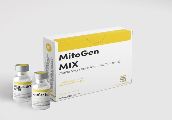 MitoGen-MIX(TB-500 5 mg, SS-31 5 mg, MOTS-c 15 mg) 25 mg / 1 vial + bacteriostat..