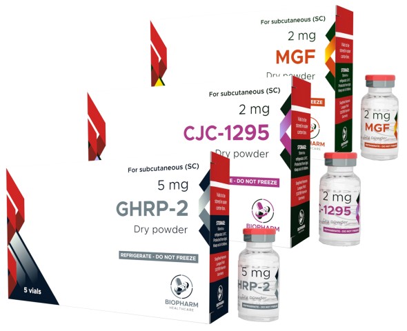 Курс на массу GHRP-2 + CJC-1295 + MGF (2 курса по 6 недель)