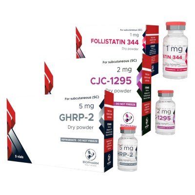 Курс на массу GHRP-2 + CJC-1295 + Follistatin (курс на 8 недель)