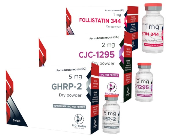 Курс на массу GHRP-2 + CJC-1295 + Follistatin (курс на 8 недель)