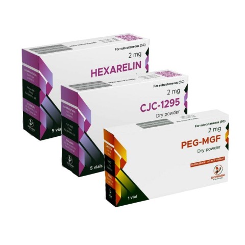 Курс GHRP6+CJC 1295 DAC+PEG MGF для набора массы (1 месяц)