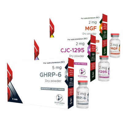 Курс на массу GHRP-6 + CJC-1295 + MGF (2 курса по 6 недель)