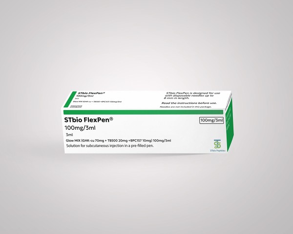 GLOW MIX 100mg (GHK-cu 70mg +TB500 20mg + BPC 157 10mg) FlexPen 100 mg/3 ml