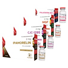 Курс на массу Ipamorelin + CJC-1295 + Follistatin + MGF (курс 9 недель)