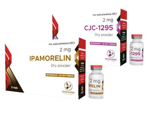 Курс на массу Ipamorelin + CJC-1295 (2 курса по 6 недель или 1 на 12 недель)