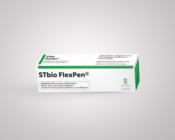 Rehab Mix FlexPen (GHK-cu 70 mg, TB-500 20 mg, BPC-157 10 mg, KPV 10 mg) 110 mg ..