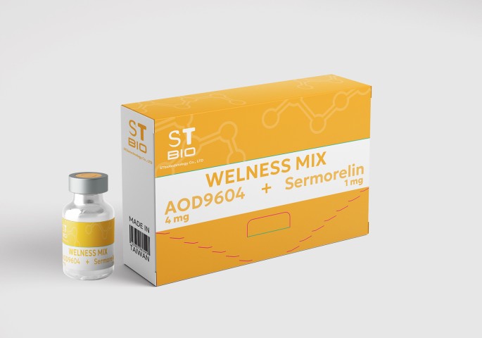 WELLNESS MIX  (AOD9604 4mg + Sermorelin 1mg) 5mg/1vials